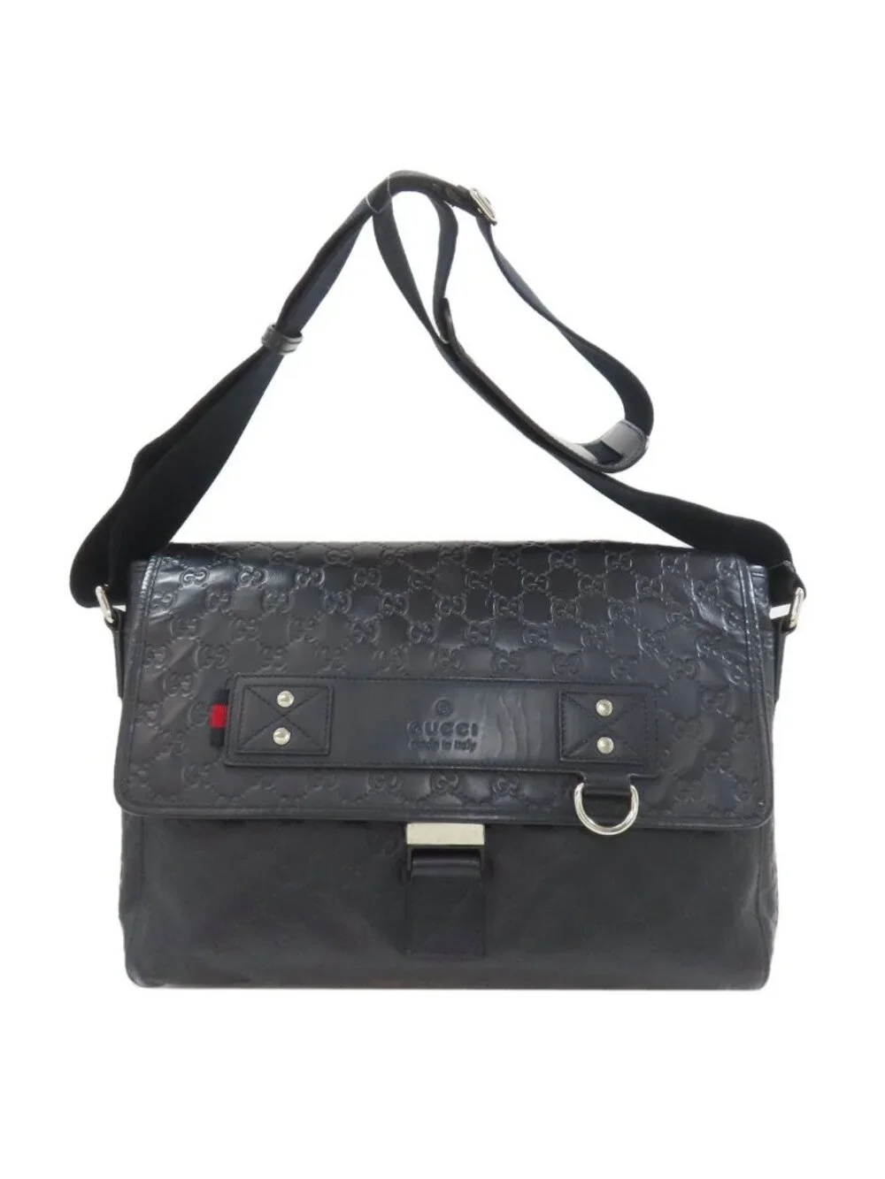 Gucci Messenger GG Signature Guccissima Shoulder Bag Leather